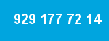 929 177 72 14 929 177 72 14